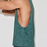 Hand Me Down Muscle Tank Lake Teal