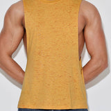Hand Me Down Muscle Tank Mustard Yellow