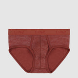 Hand Me Down Mid Rise Brief Persimmon Red