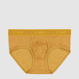 Hand Me Down Mid Rise Brief Mustard Yellow
