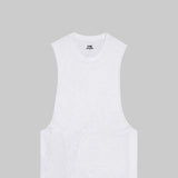 Hand Me Down Muscle Tank White