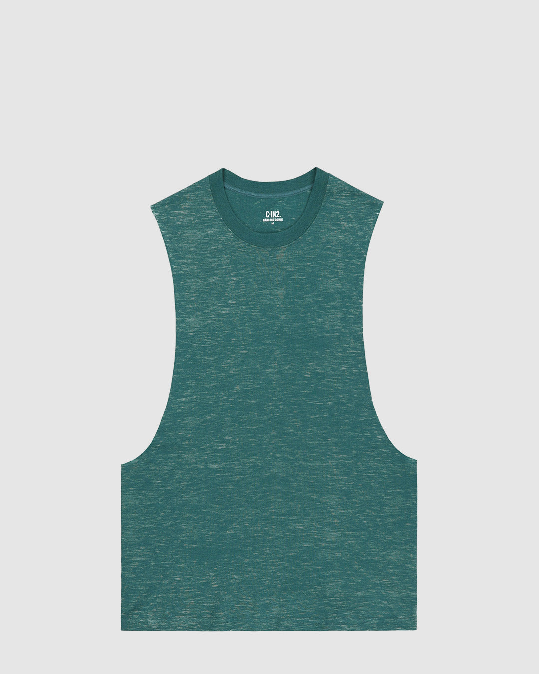 Hand Me Down Muscle Tank Lake Teal