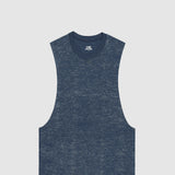 Hand Me Down Muscle Tank Nautical Navy