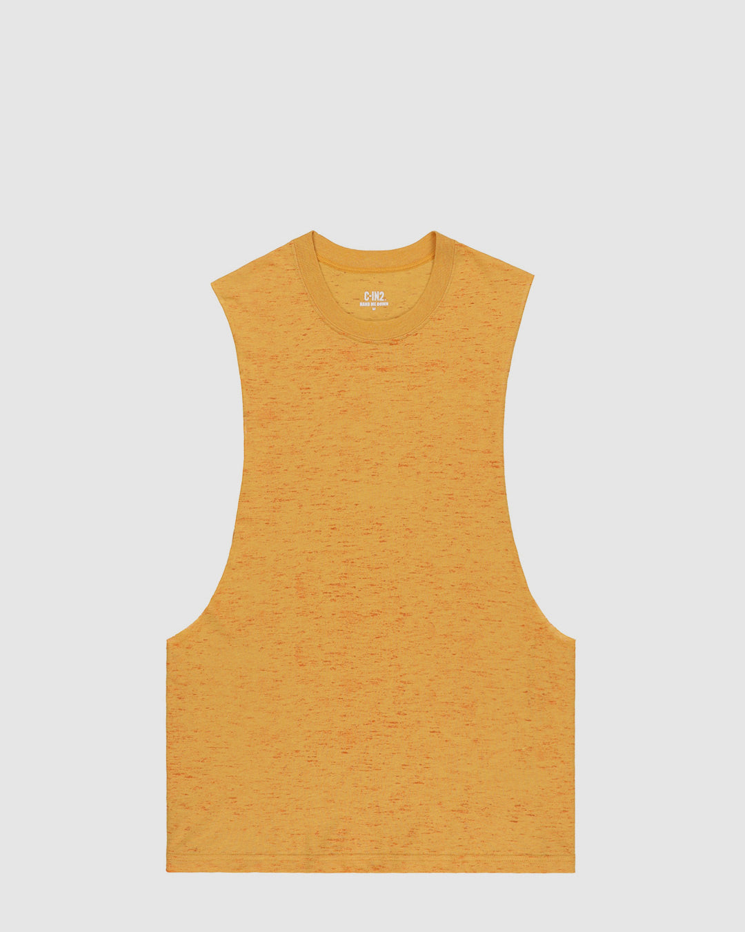 Hand Me Down Muscle Tank Mustard Yellow