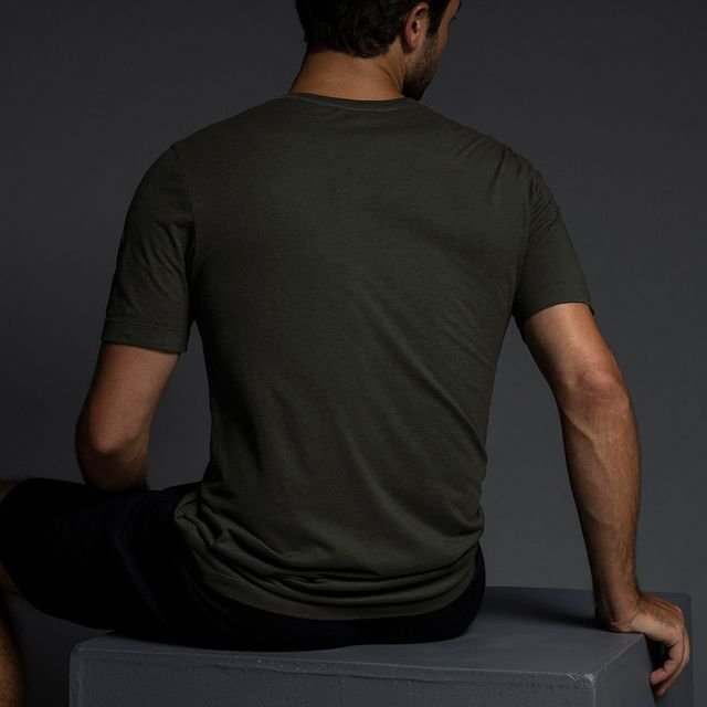 Jersey Crew Neck T-Shirt Beluga Grey - C - IN2 New York