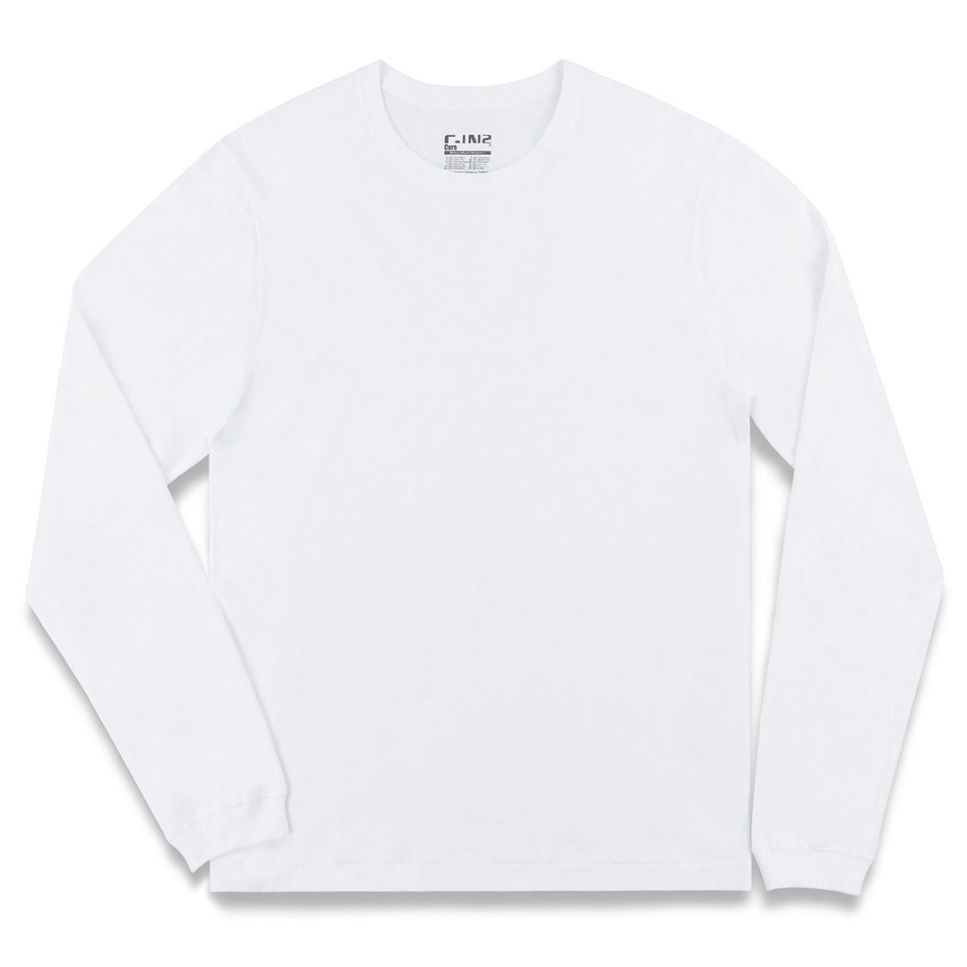 Layers Long Sleeve T-Shirt White - C - IN2 New York