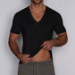 Layers Slim Deep V - Neck T-Shirt Black - C - IN2 New York