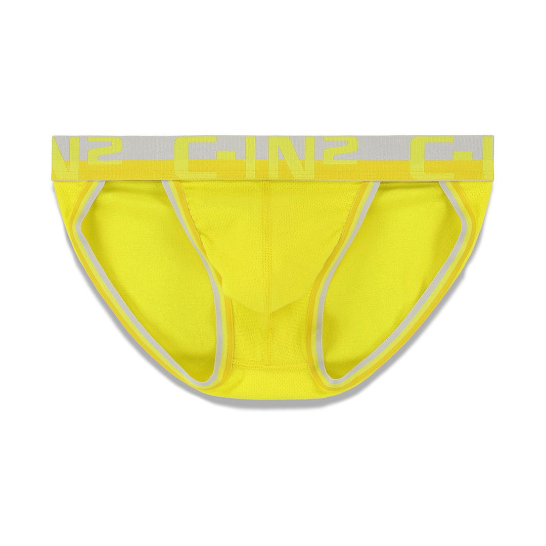 Mesh Dash Brief Yaron Yellow - C - IN2 New York