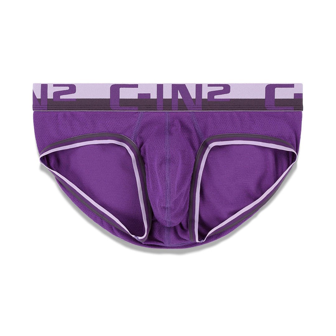Mesh Low Rise Brief Paco Purple - C - IN2 New York