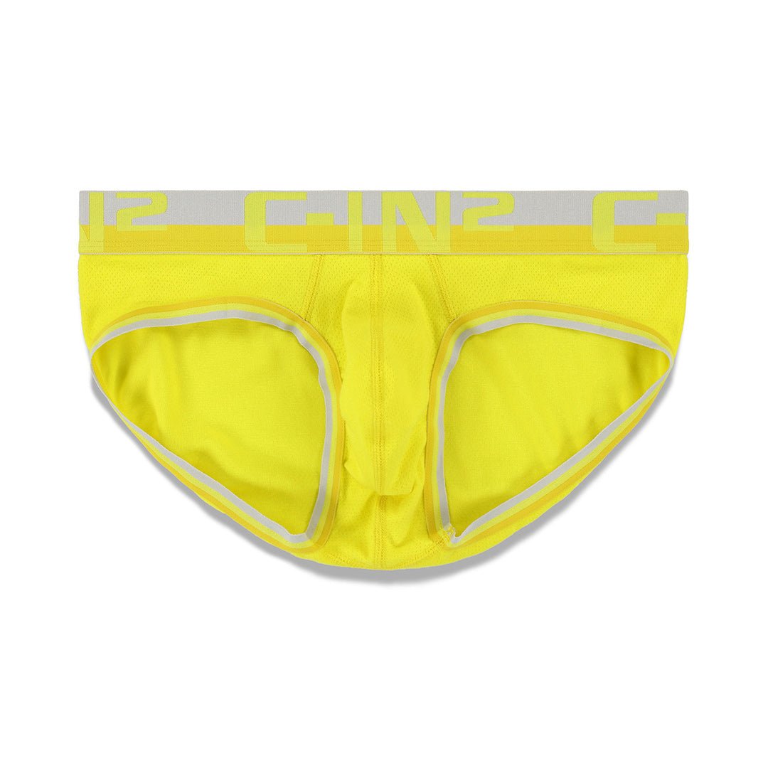 Mesh Low Rise Brief Yaron Yellow - C - IN2 New York