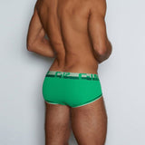 Mesh Mid Rise Brief Galileo Green - C - IN2 New York