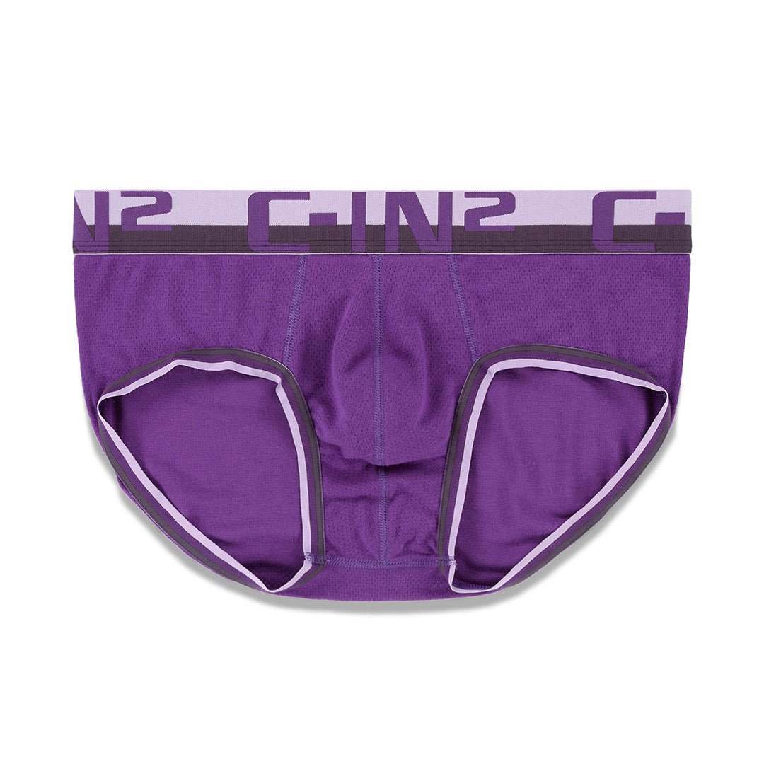 Mesh Mid Rise Brief Paco Purple - C - IN2 New York