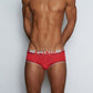 Mesh Mid Rise Brief Randall Red - C - IN2 New York