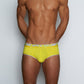 Mesh Mid Rise Brief Yaron Yellow - C - IN2 New York