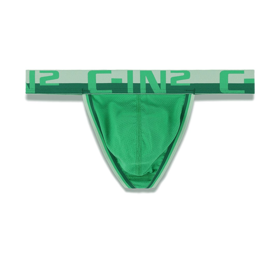 Mesh Thong Galileo Green - C - IN2 New York
