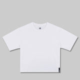 Mid Weight Cropped Boxy T-Shirt White