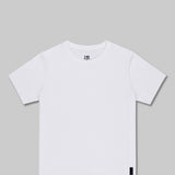 Mid Weight Cropped Fitted T-Shirt White