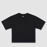 Mid Weight Cropped Boxy T-Shirt Black