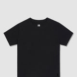 Mid Weight Cropped Fitted T-Shirt Black