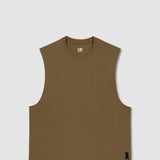 Mid Weight Cropped Sleeveless Dark Nude