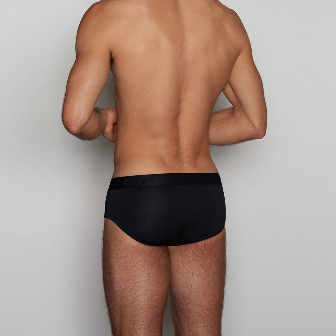 Minimal Mid Rise Brief Black - C - IN2 New York