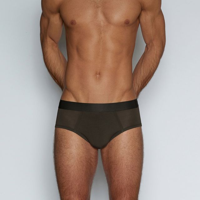 Minimal Mid Rise Brief Boone Brown - C - IN2 New York
