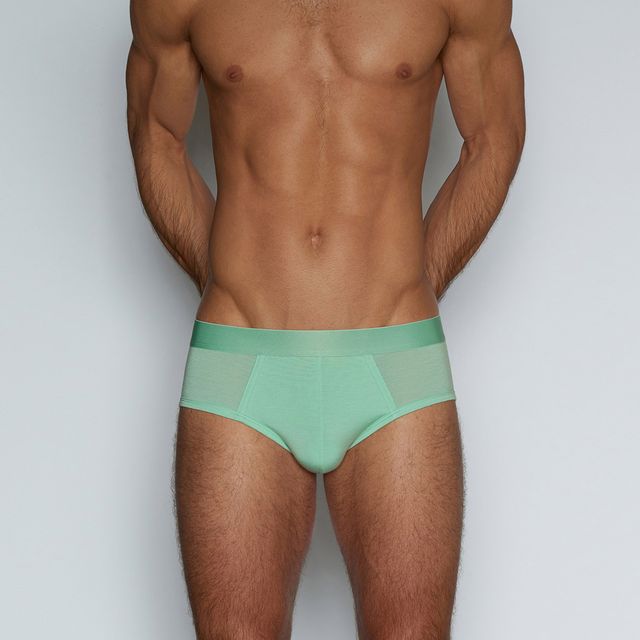 Minimal Mid Rise Brief Gad Green - C - IN2 New York