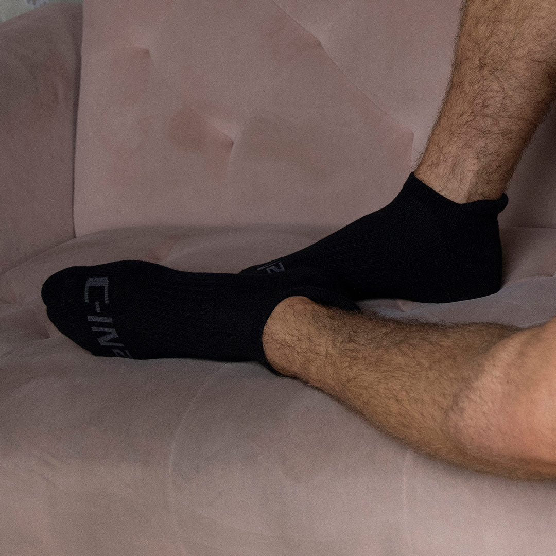 New Core Ankle Socks 3 Pack Black - C - IN2 New York