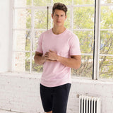 Perfect Pima Relaxed Crew Neck T-Shirt Pino Pink - C - IN2 New York