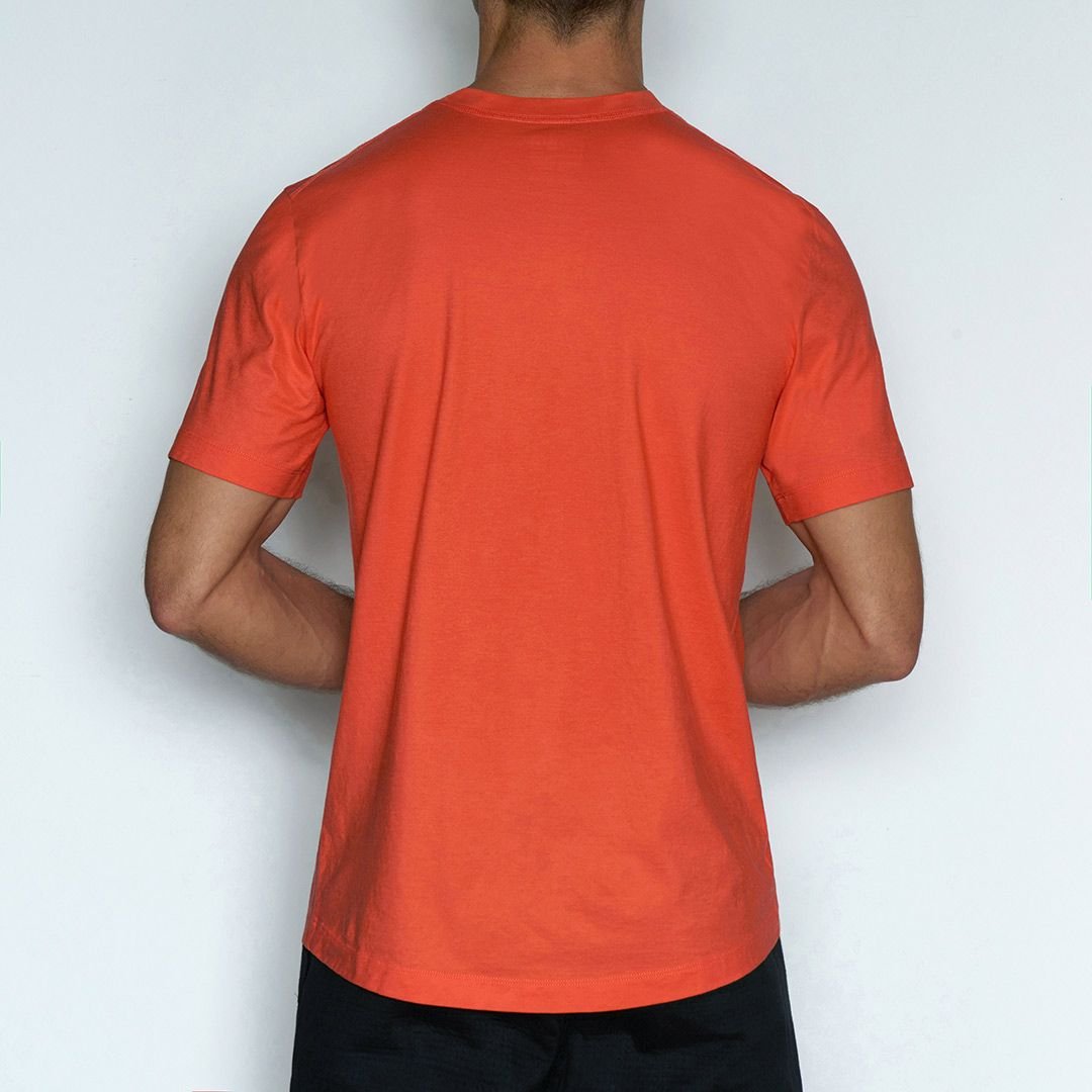 Perfect Pima Relaxed Crew Neck T-Shirt Rylee Red - C - IN2 New York