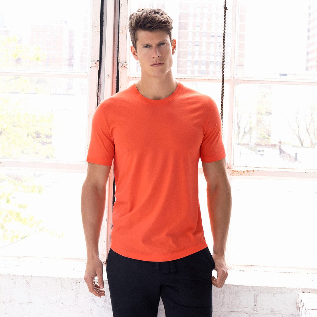Perfect Pima Relaxed Crew Neck T-Shirt Rylee Red - C - IN2 New York