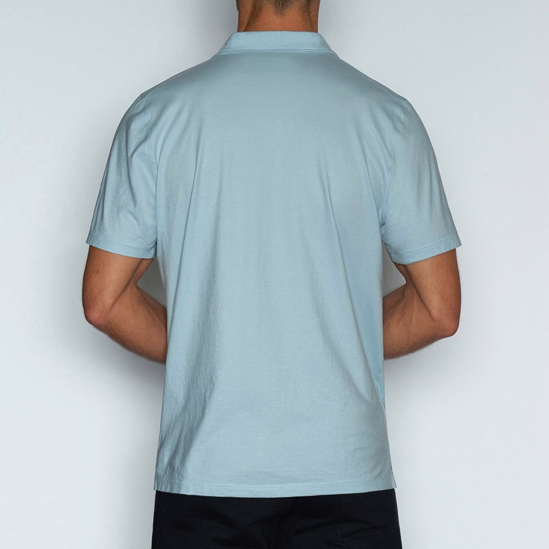 Perfect Pima Relaxed Polo Blythe Blue - C - IN2 New York