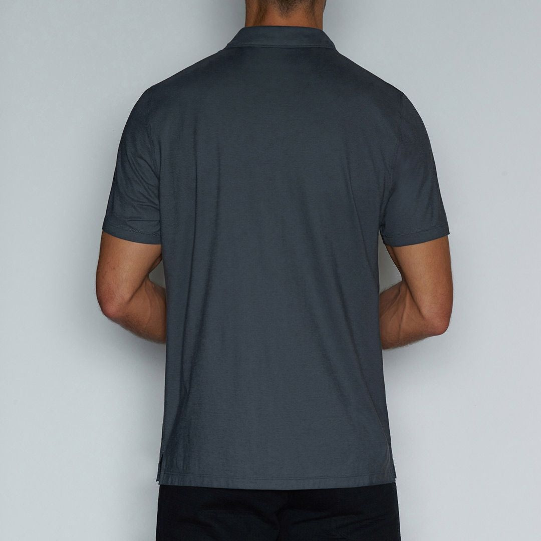 Perfect Pima Relaxed Polo Niles Navy - C - IN2 New York