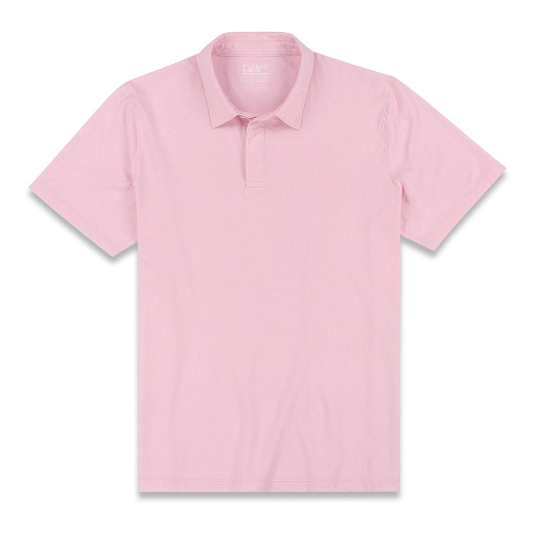 Perfect Pima Relaxed Polo Pino Pink - C - IN2 New York
