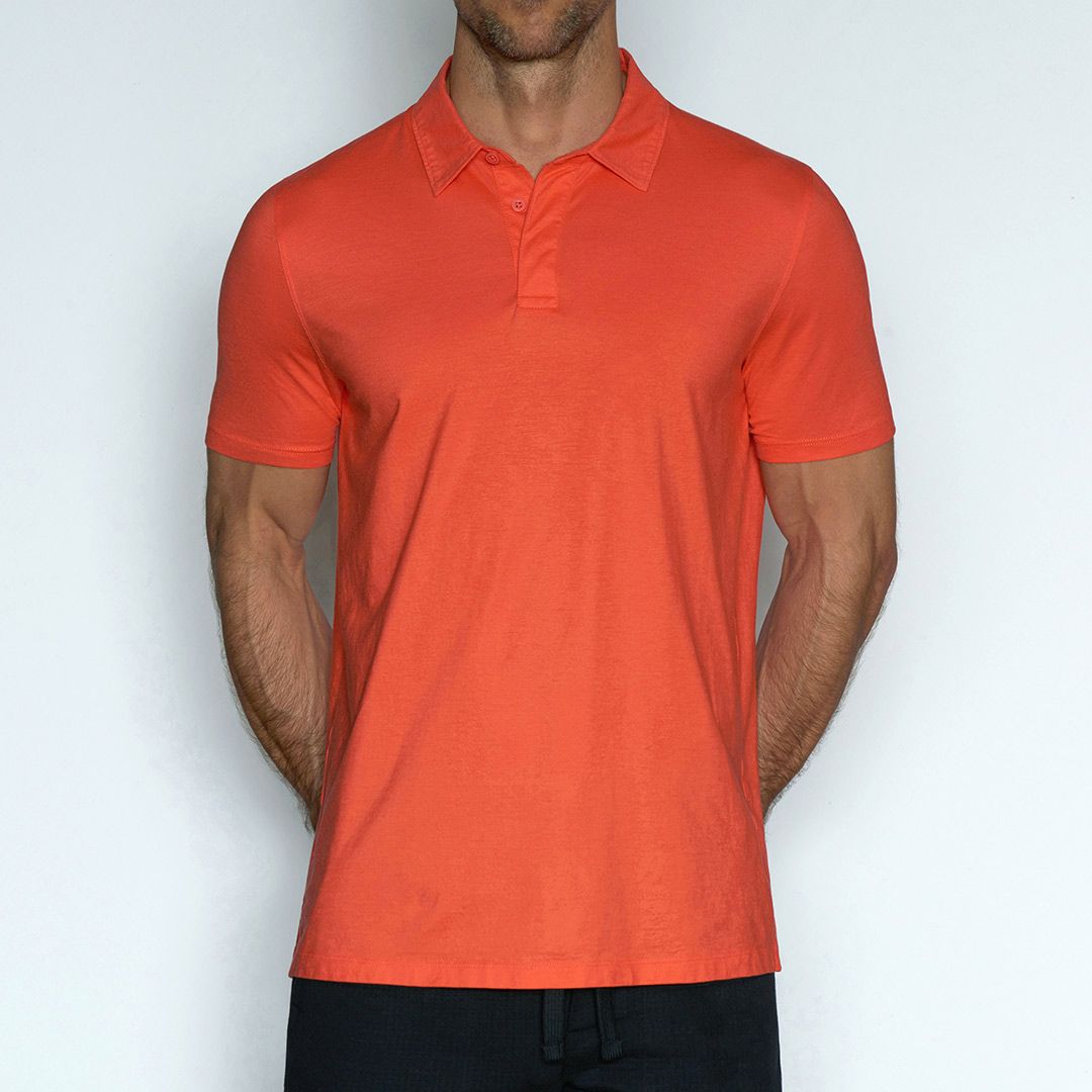 Perfect Pima Relaxed Polo Rylee Red - C - IN2 New York