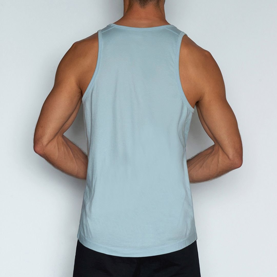 Perfect Pima Relaxed Tank Blythe Blue - C - IN2 New York