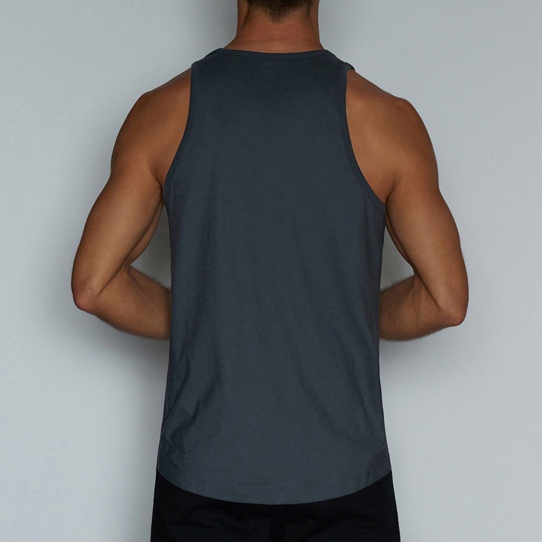 Perfect Pima Relaxed Tank Niles Navy - C - IN2 New York