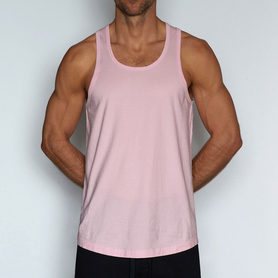 Perfect Pima Relaxed Tank Pino Pink - C - IN2 New York
