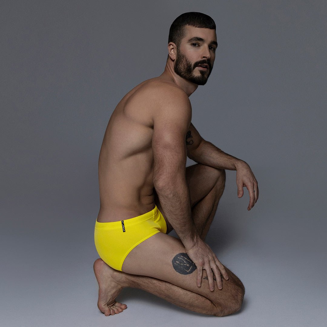 Poolside Swim Brief Lemon Yellow - C - IN2 New York