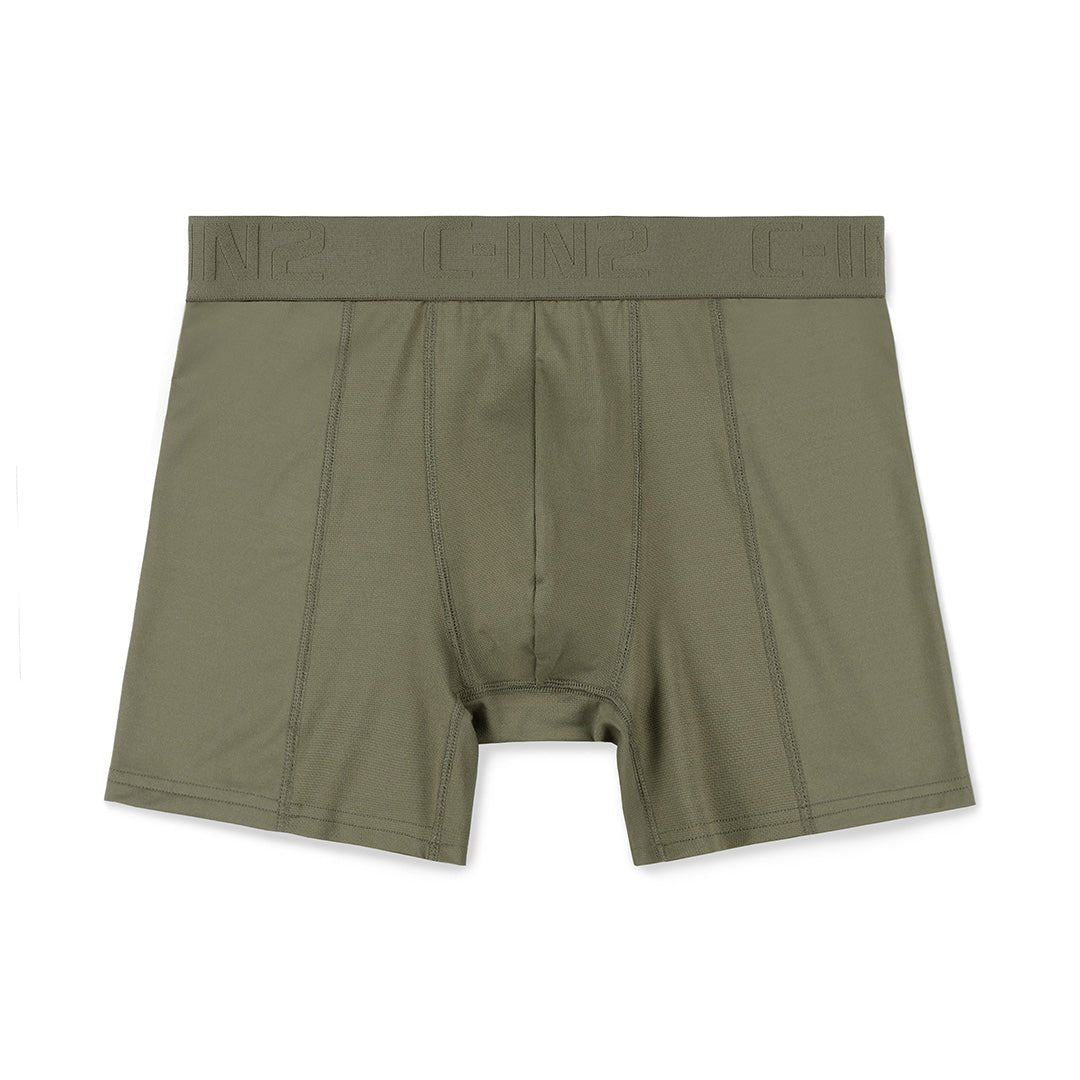 Pro Boxer Brief 5" Inseam Mushroom Taupe - C - IN2 New York