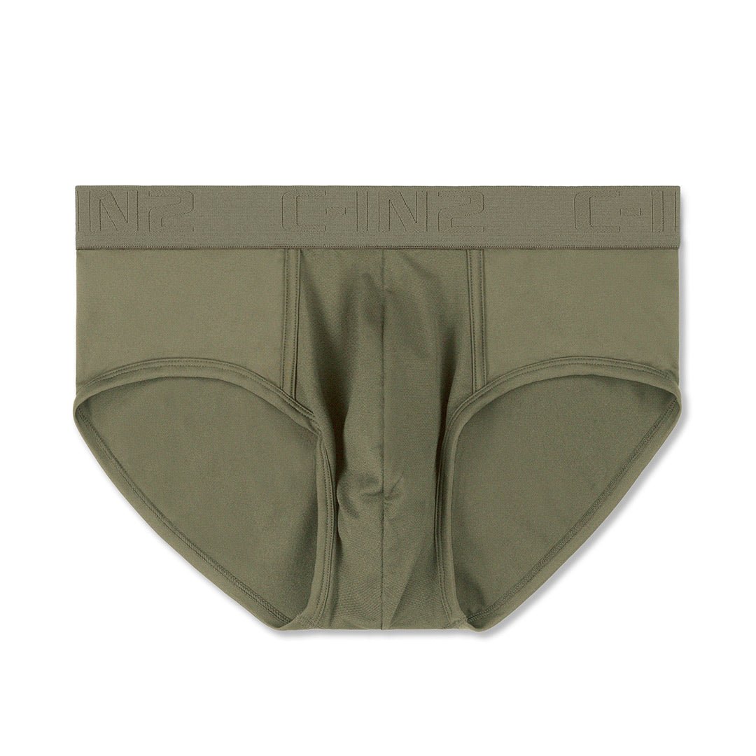 Pro Mid Rise Brief Mushroom Taupe - C - IN2 New York