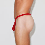 Pulse Boomerang Thong Garnet Red