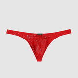 Pulse Boomerang Thong Garnet Red