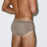 Rough Knit Mid Rise Brief Sardinia Tan