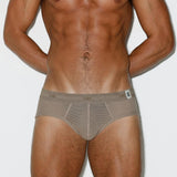 Rough Knit Mid Rise Brief Sardinia Tan