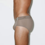 Rough Knit Mid Rise Brief Sardinia Tan
