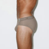 Rough Knit Low Rise Brief Sardinia Tan