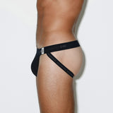 Rough Knit Jock Black
