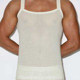 Rough Knit Tank Bone