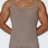 Rough Knit Tank Sardinia Tan